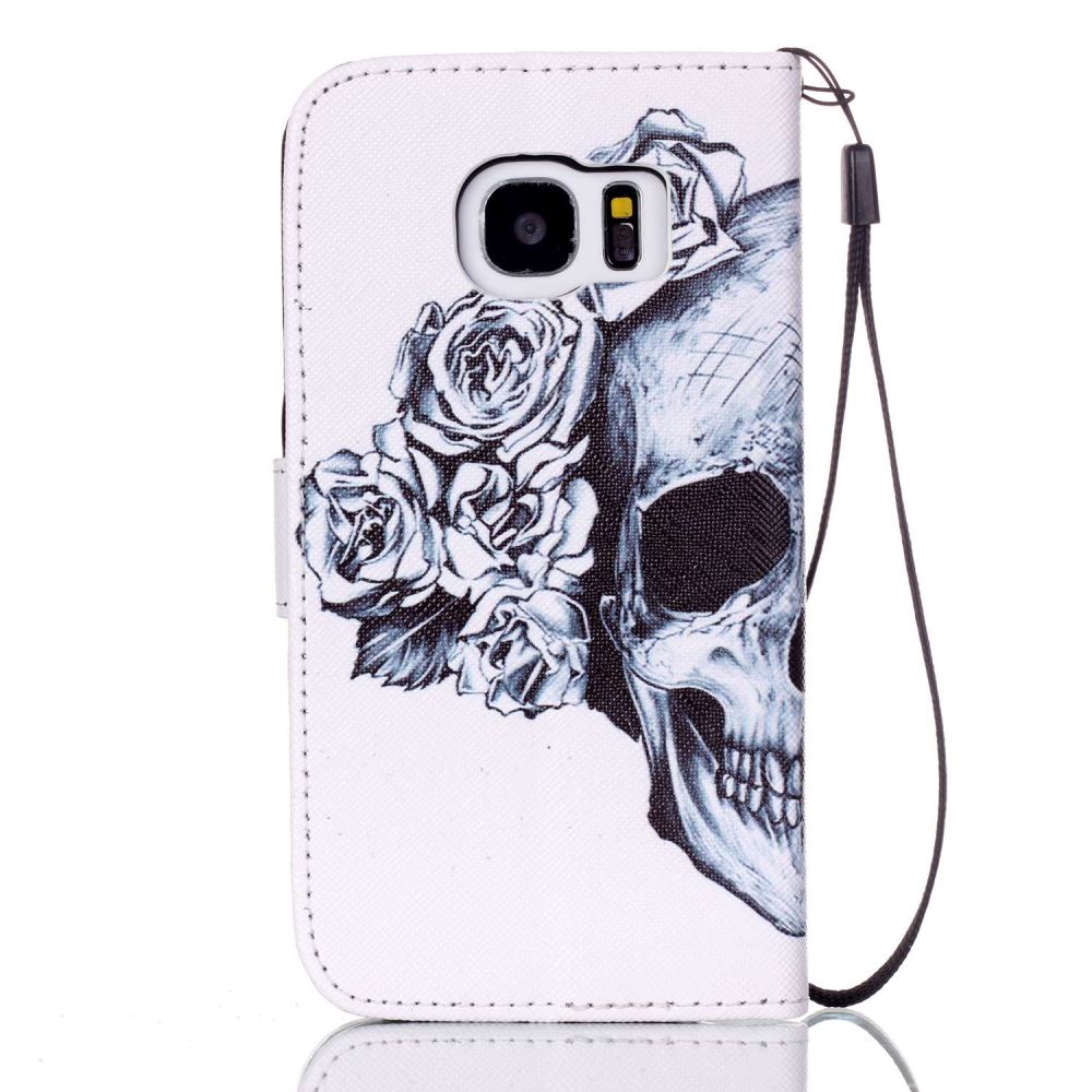 Galaxy S7 case wallet leather case printed