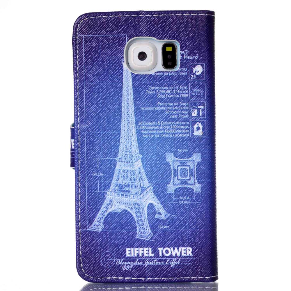 Galaxy S6 case wallet leather case printed