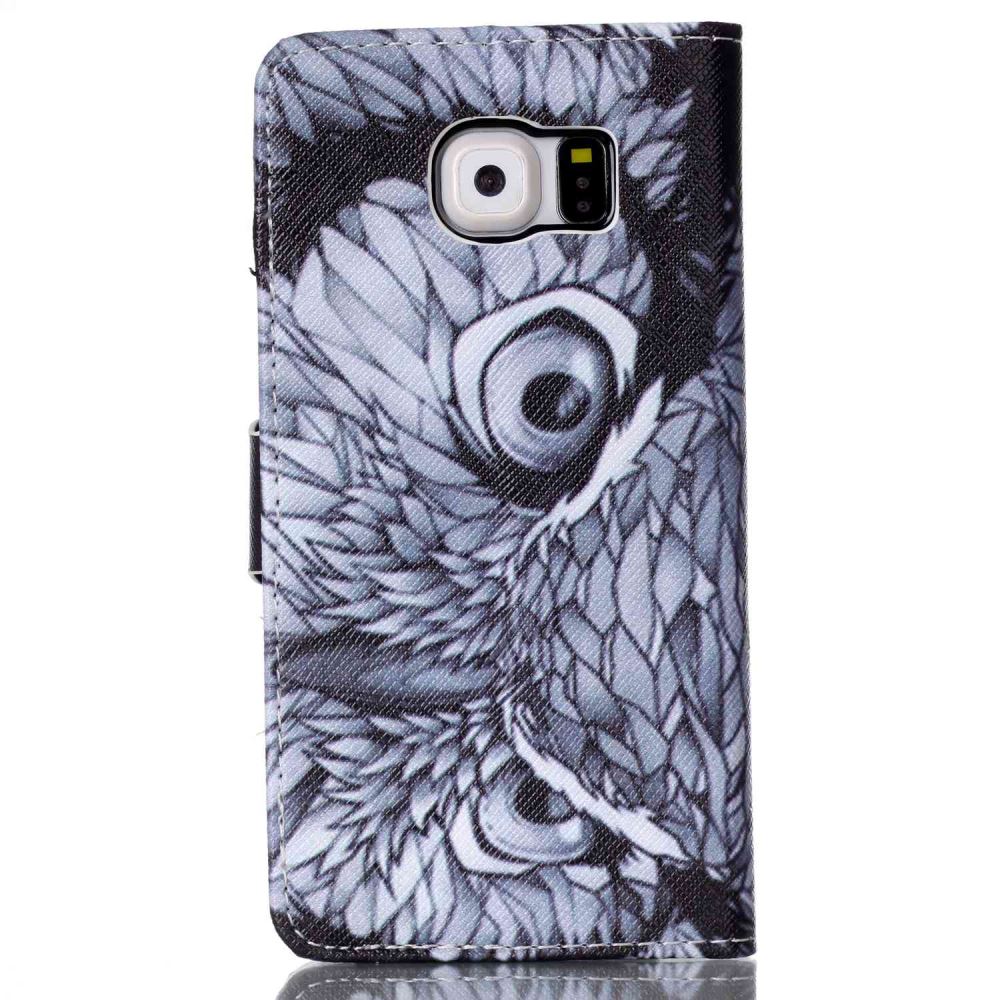 Galaxy S6 case wallet leather case printed