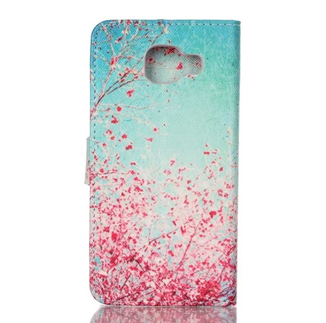 Galaxy A3 2016 case wallet leather case printed
