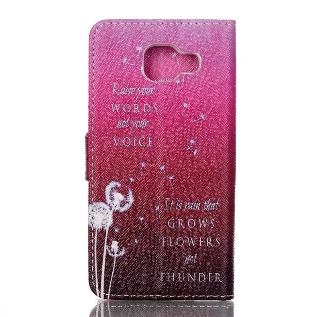 Galaxy A3 2016 case wallet leather case printed