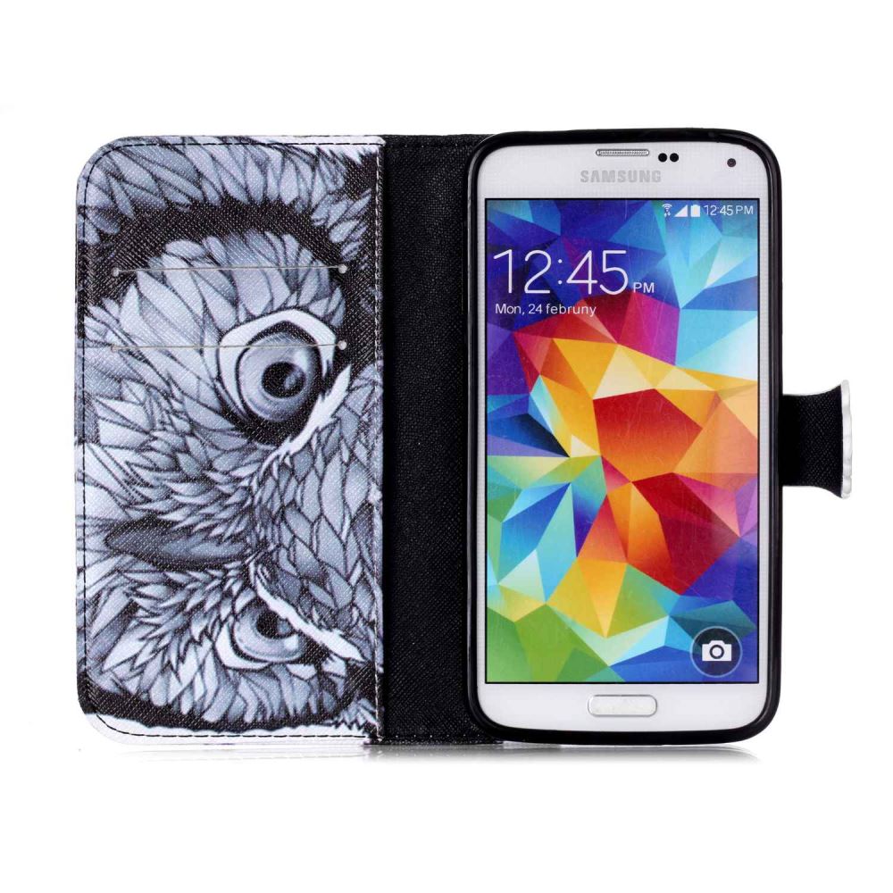 Galaxy S5 case wallet leather case printed Galaxy S5 case wallet leather case printed