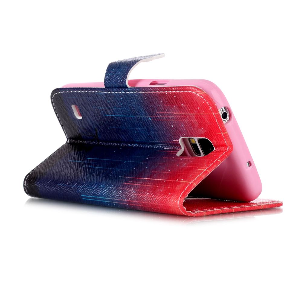 Galaxy S5 case wallet leather case printed