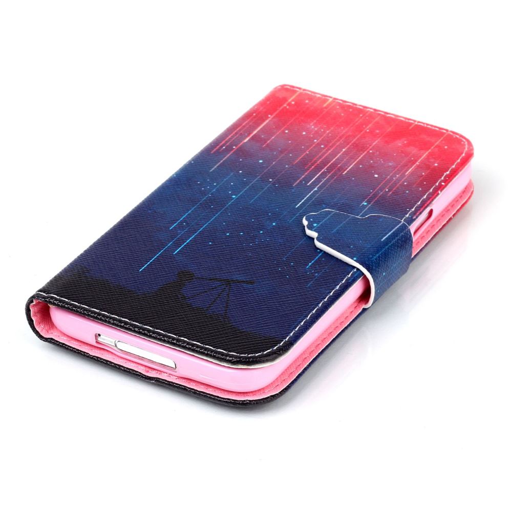 Galaxy S5 case wallet leather case printed