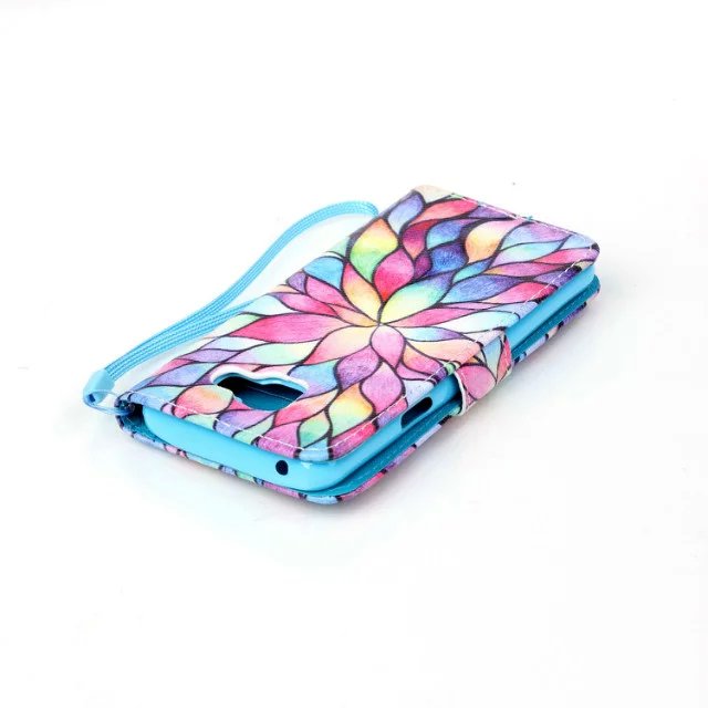 Galaxy A3 2016 case wallet leather case printed