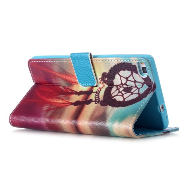 Huawei P8 case wallet leather case printed