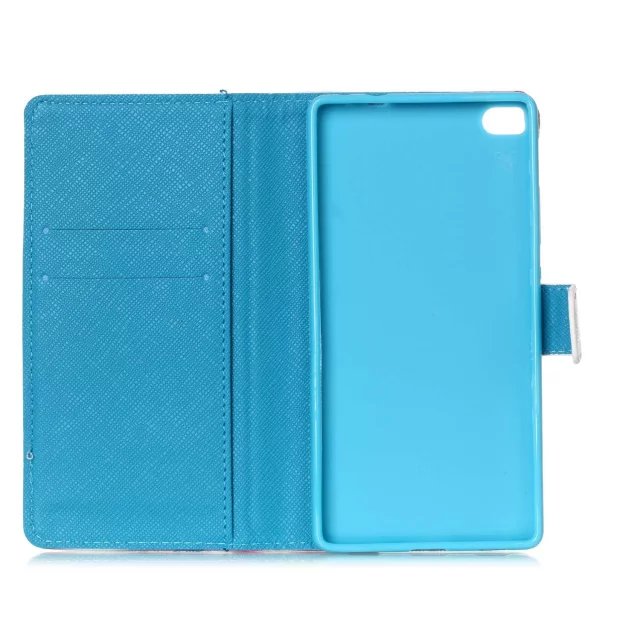 Huawei P8 case wallet leather case printed