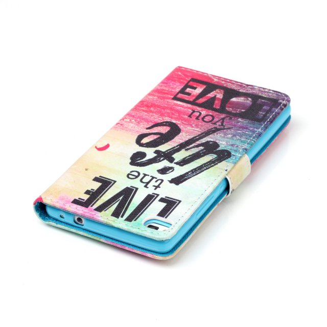 Huawei P8 case wallet leather case printed