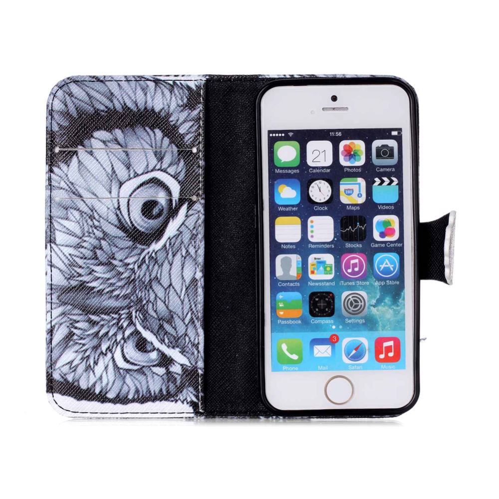 iPhone 5 5s SE case wallet leather case printed iPhone 5 5s SE case wallet leather case printed