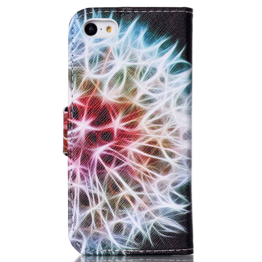 iPhone 5c case wallet leather case printed