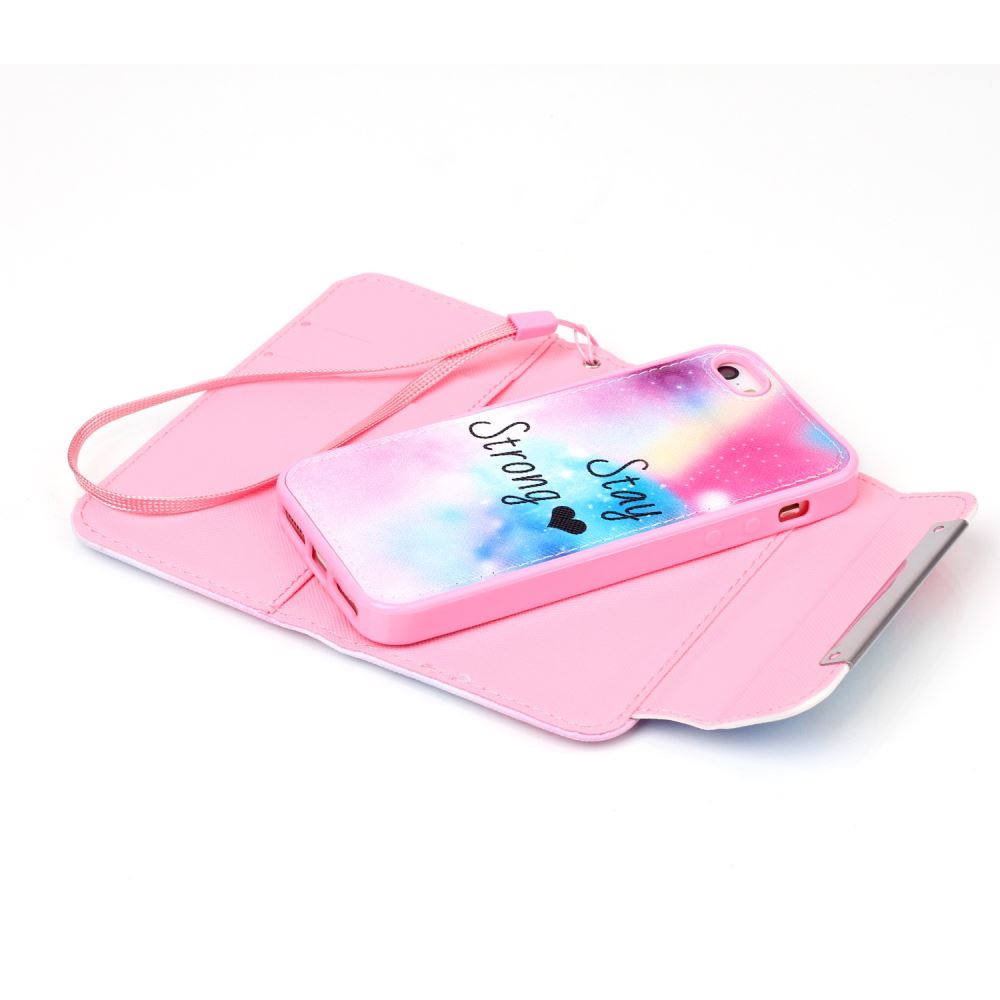 iPhone 5 5s SE wallet case magnetic detachable iPhone 5 5s SE wallet case magnetic detachable