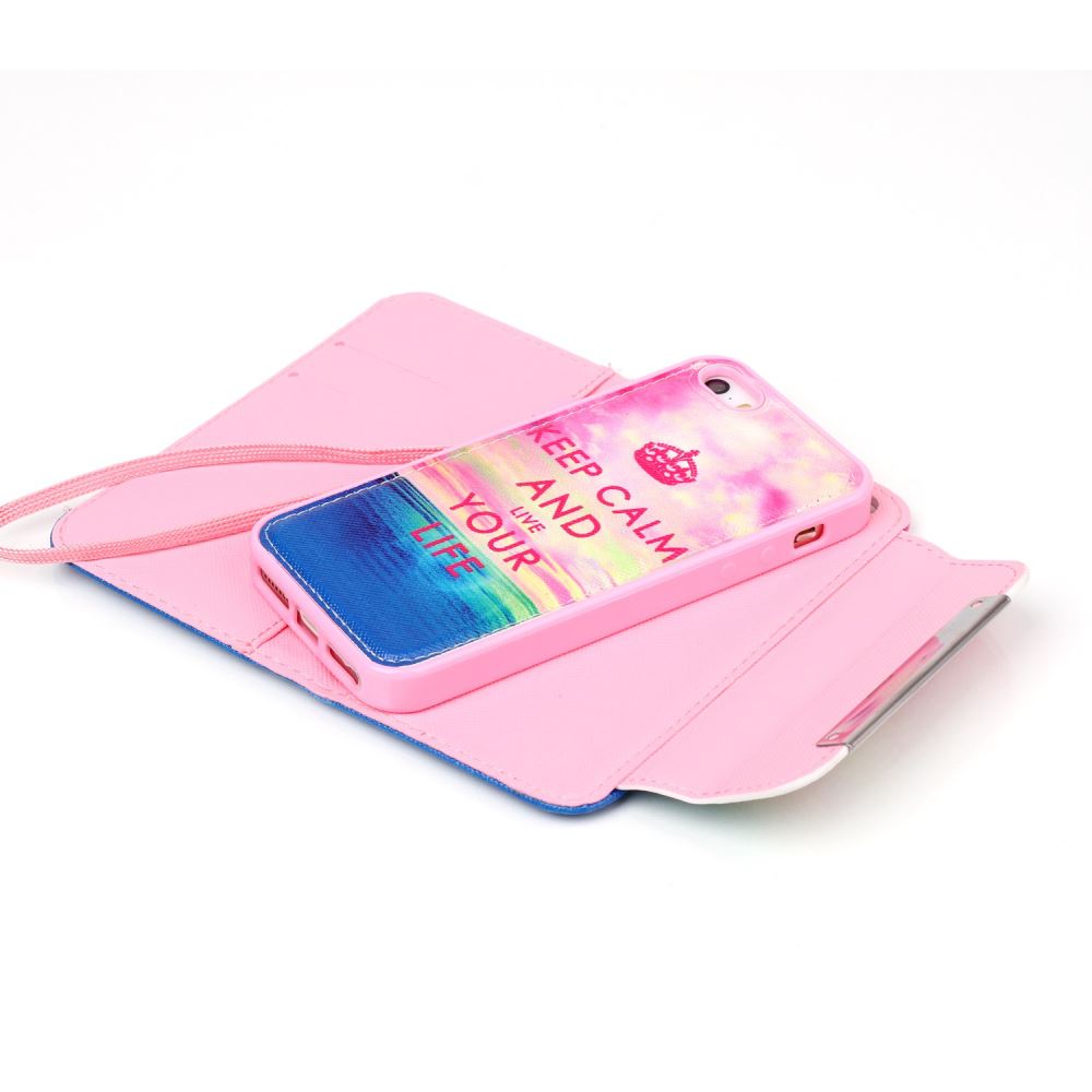 iPhone 5 5s SE wallet case magnetic detachable iPhone 5 5s SE wallet case magnetic detachable