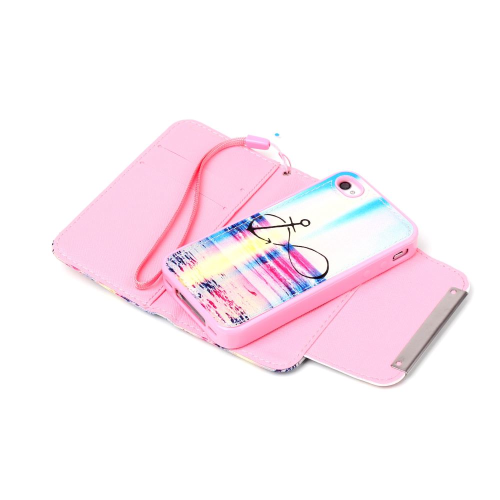 iPhone 4 4s wallet case magnetic detachable case iPhone 4 4s wallet case magnetic detachable case