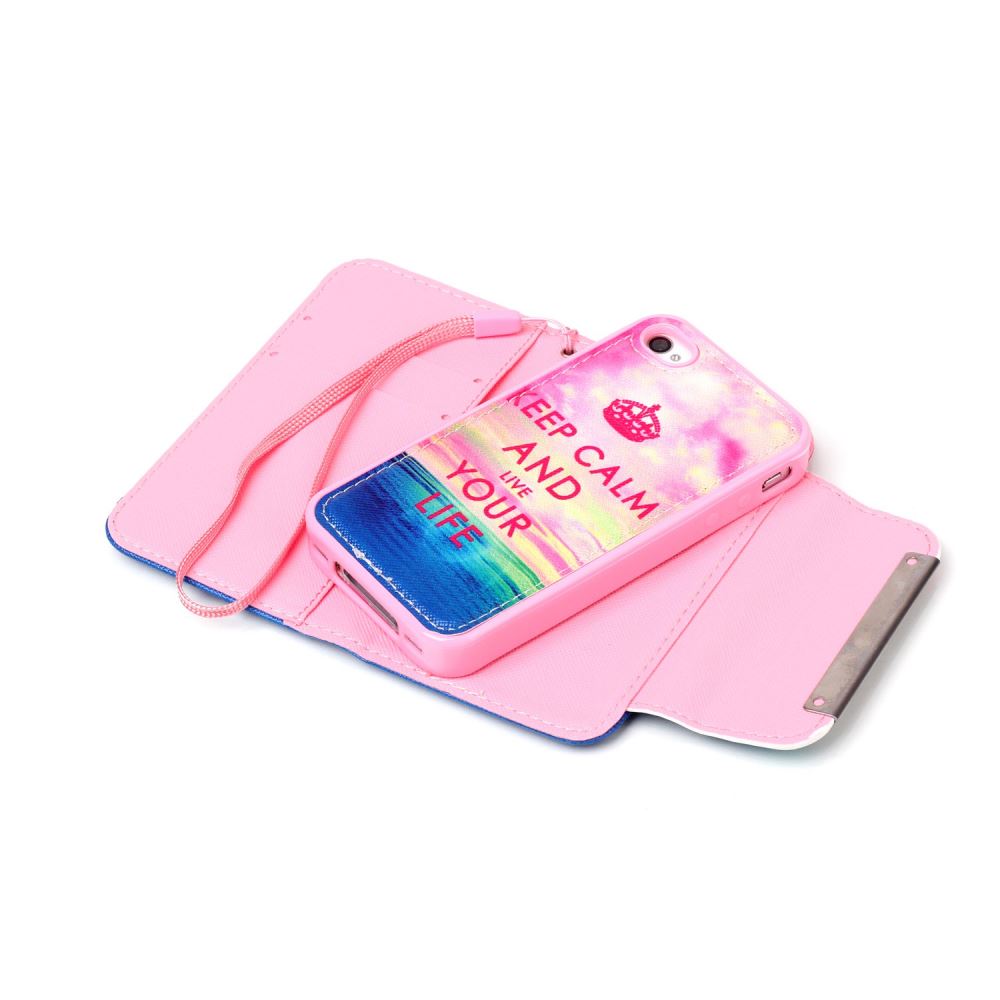 iPhone 4 4s wallet case magnetic detachable case iPhone 4 4s wallet case magnetic detachable case