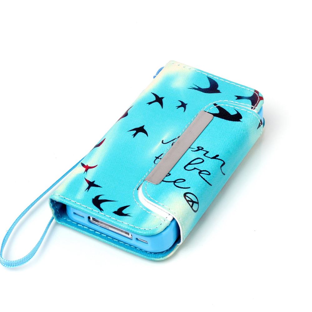 iPhone 4 4s wallet case magnetic detachable case iPhone 4 4s wallet case magnetic detachable case