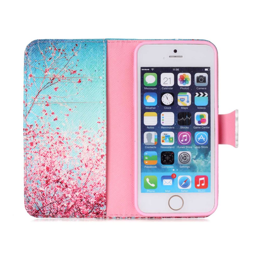 iPhone 5 5s SE case wallet leather case printed iPhone 5 5s SE case wallet leather case printed