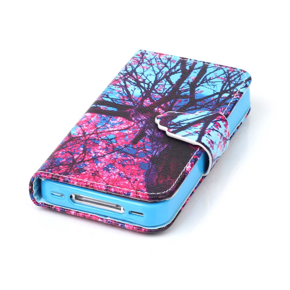 iPhone 4 4s case wallet leather case printed iPhone 4 4s case wallet leather case printed