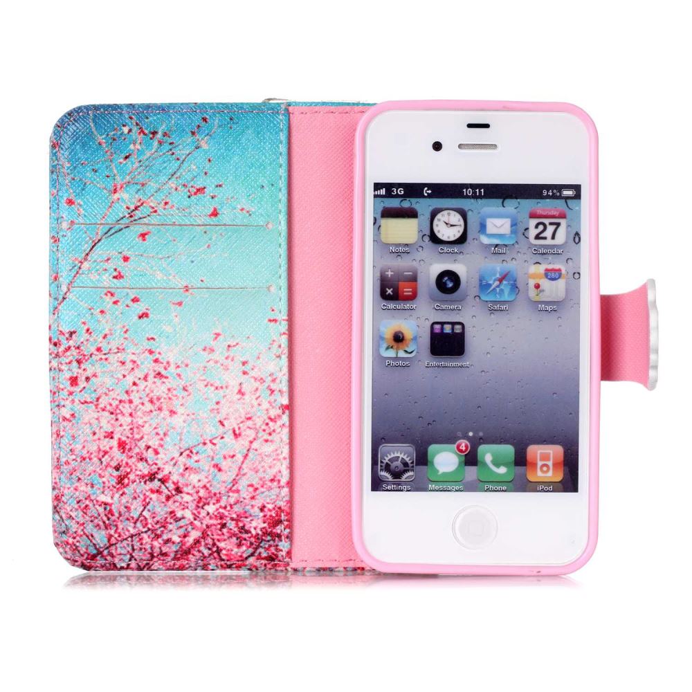 iPhone 4 4s case wallet leather case printed iPhone 4 4s case wallet leather case printed