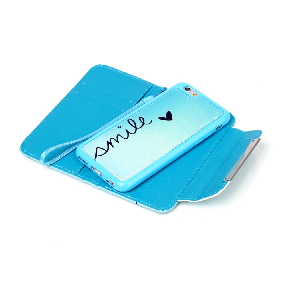 iPhone 6 6s  wallet case magnetic detachable case