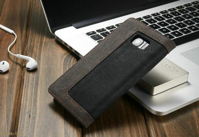 Galaxy S7 contrast denim folio wallet case magnetic closure Galaxy S7 contrast denim folio wallet case magnetic closure