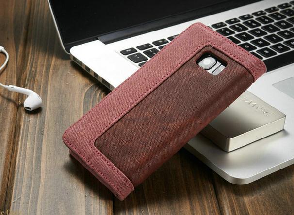 Galaxy S6 flip folio wallet case with ID