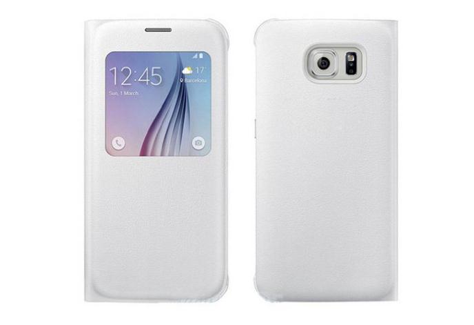 Galaxy S7 Smart Sleep Leather Flip window case