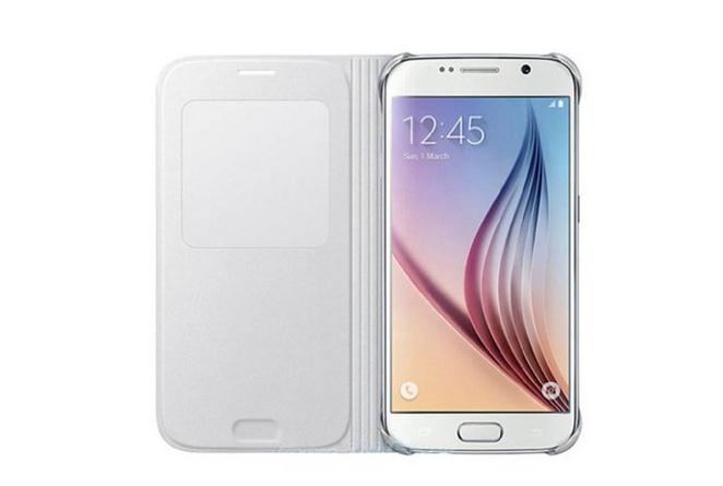 Galaxy S7 Smart Sleep Leather Flip window case