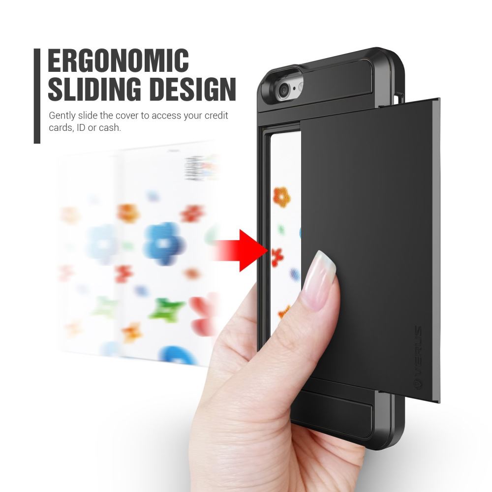 Huawei P8 impact proof hybrid case card holder