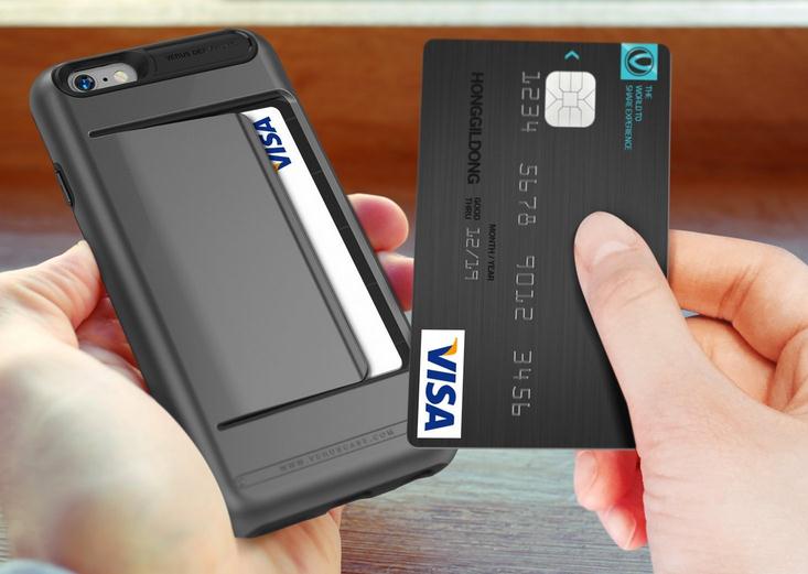 iPhone 6 6s impact proof hybrid case card clip iPhone 6 6s impact proof hybrid case card clip