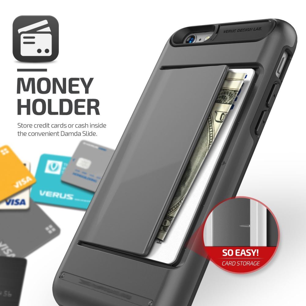 iPhone 6 6s impact proof hybrid case card clip iPhone 6 6s impact proof hybrid case card clip