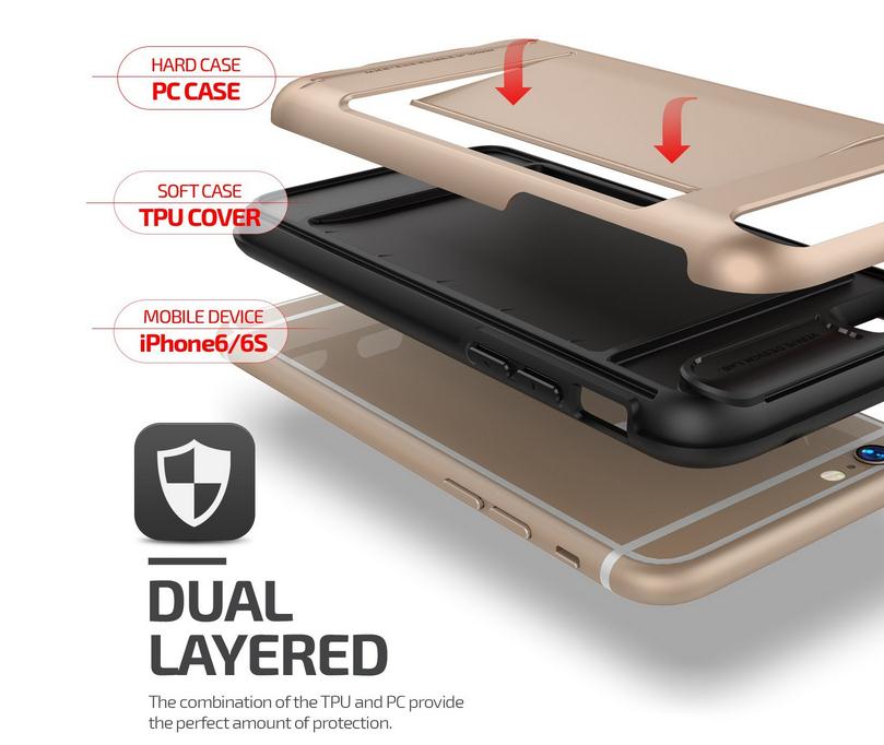 iPhone 5 5s SE impact proof hybrid case card clip iPhone 5 5s SE impact proof hybrid case card clip