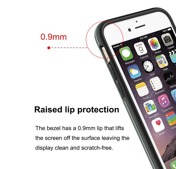 iPhone 5 5s SE impact proof hybrid case card clip