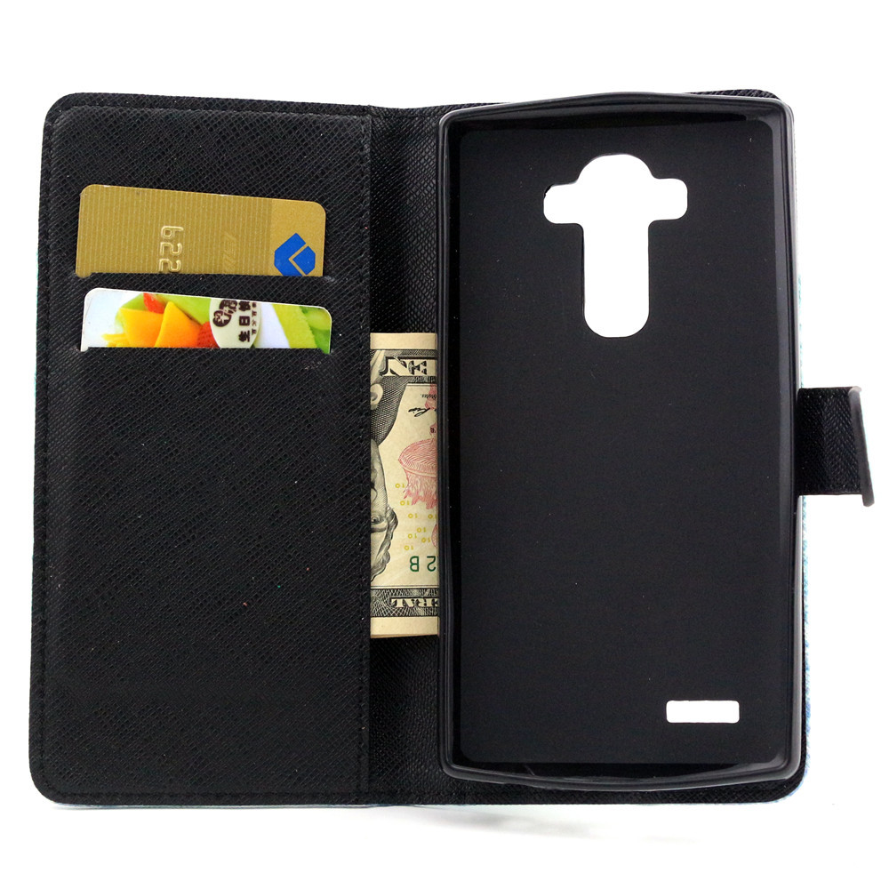 LG G4 case wallet leather case printed