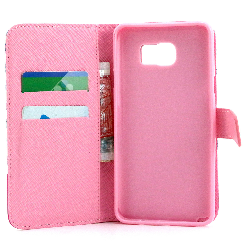 NOTE 5 case wallet leather case printed