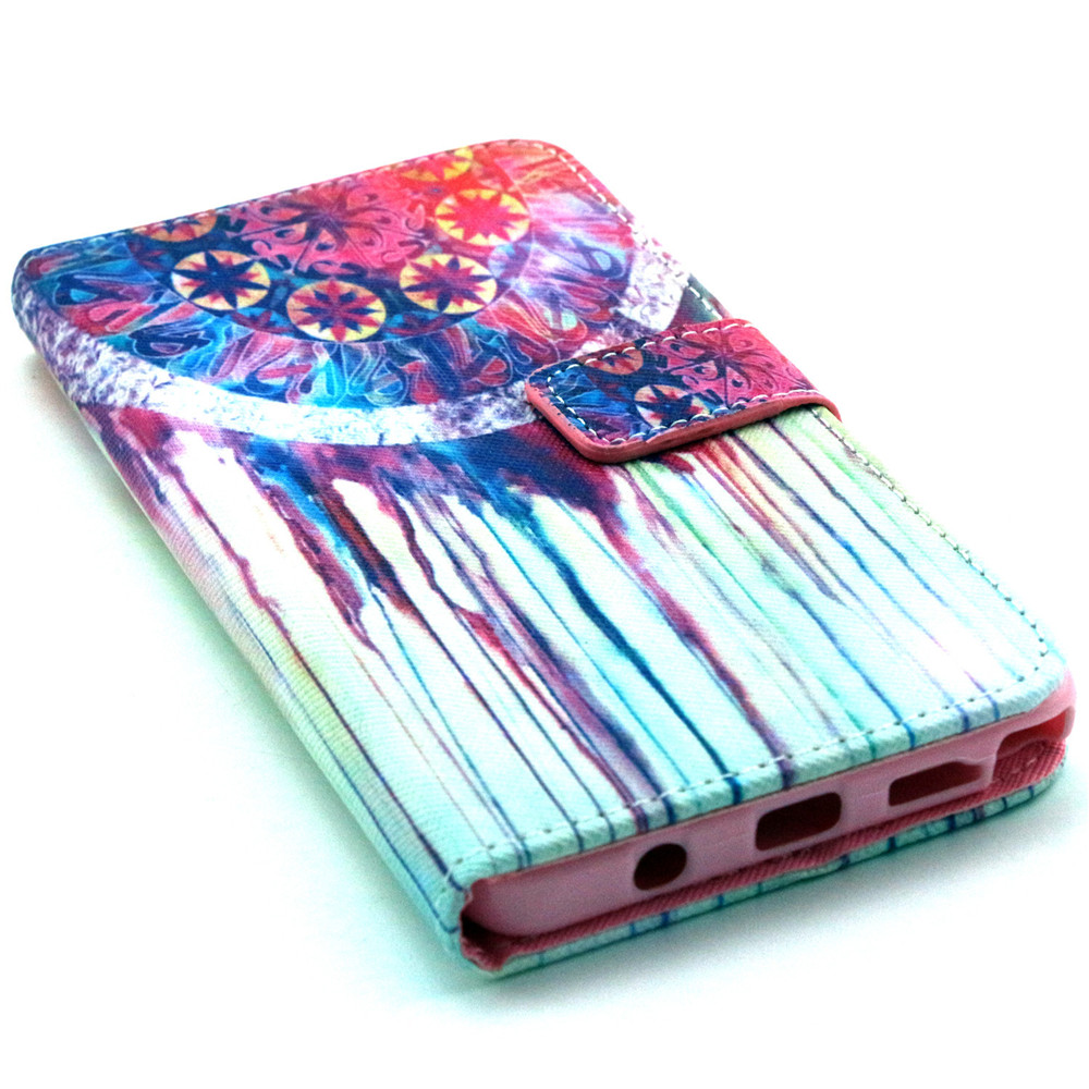 NOTE 5 case wallet leather case printed