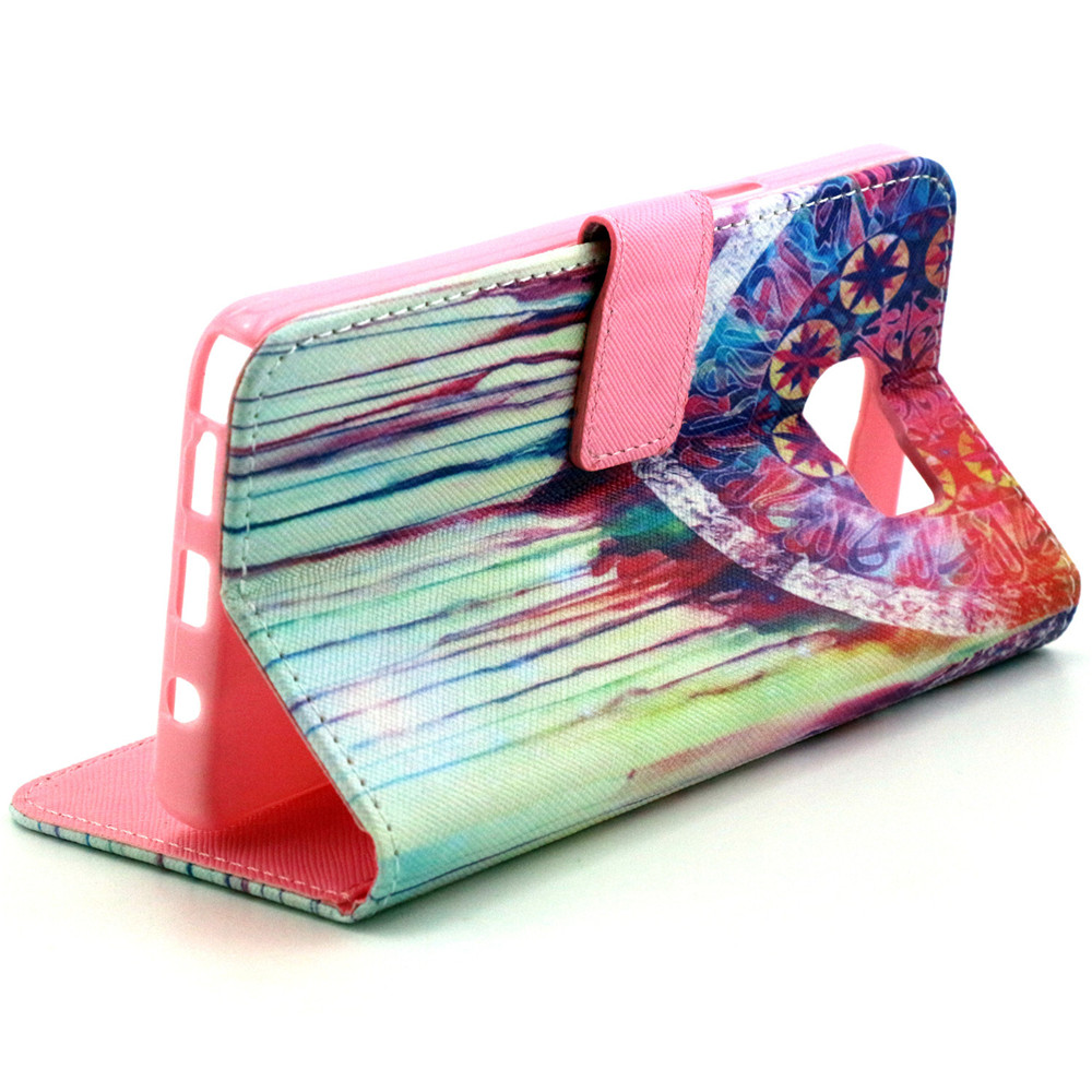 NOTE 5 case wallet leather case printed