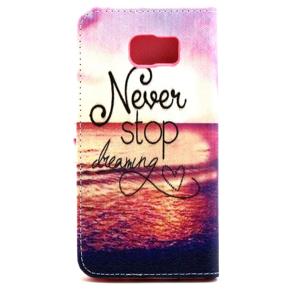 NOTE 5 case wallet leather case printed