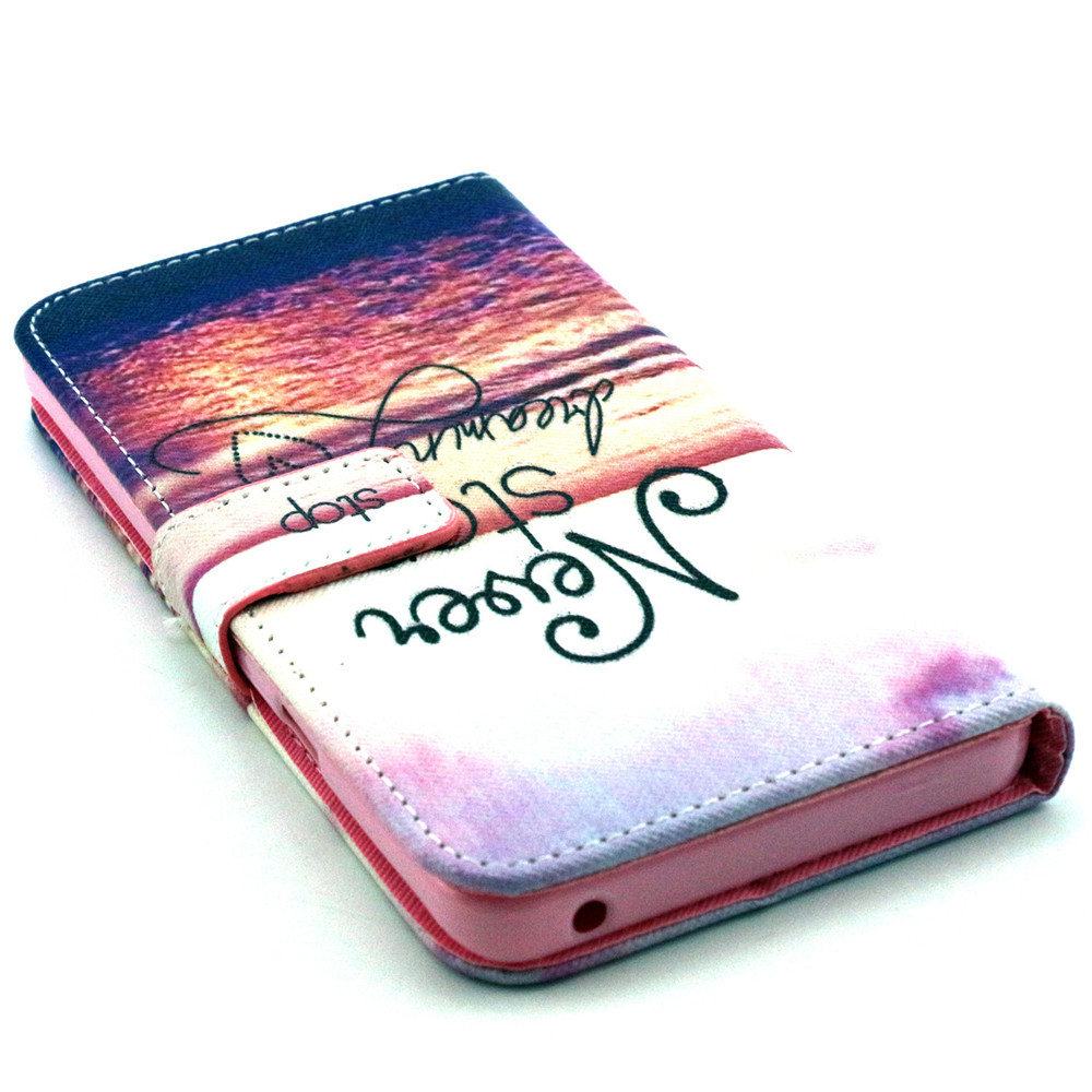 NOTE 5 case wallet leather case printed