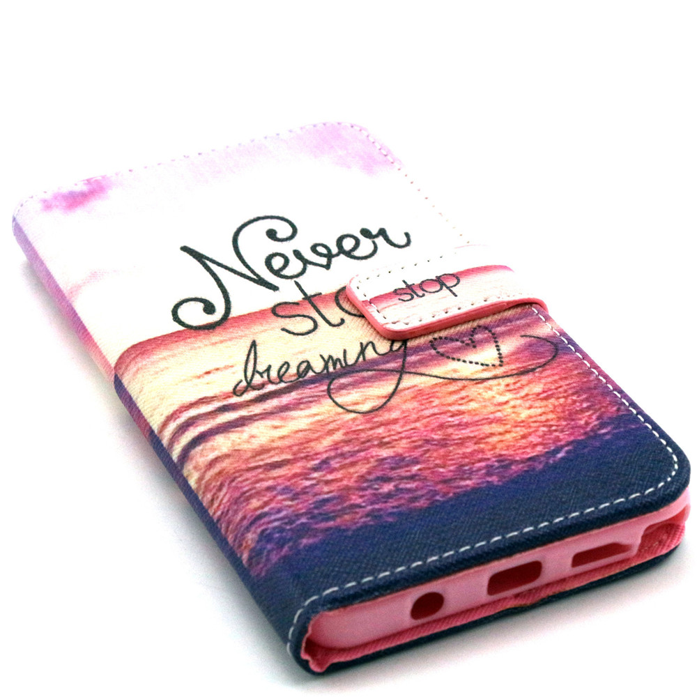 NOTE 5 case wallet leather case printed
