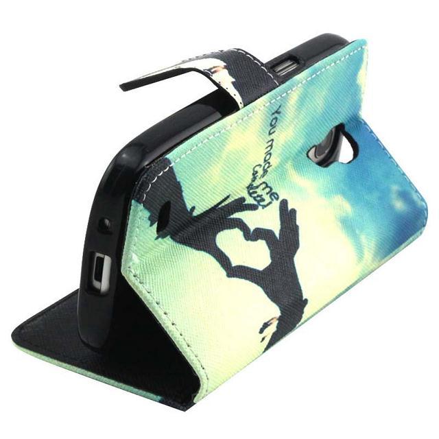 Galaxy S4 Mini case wallet leather case printed
