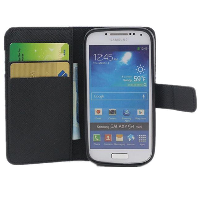 Galaxy S4 Mini case wallet leather case printed