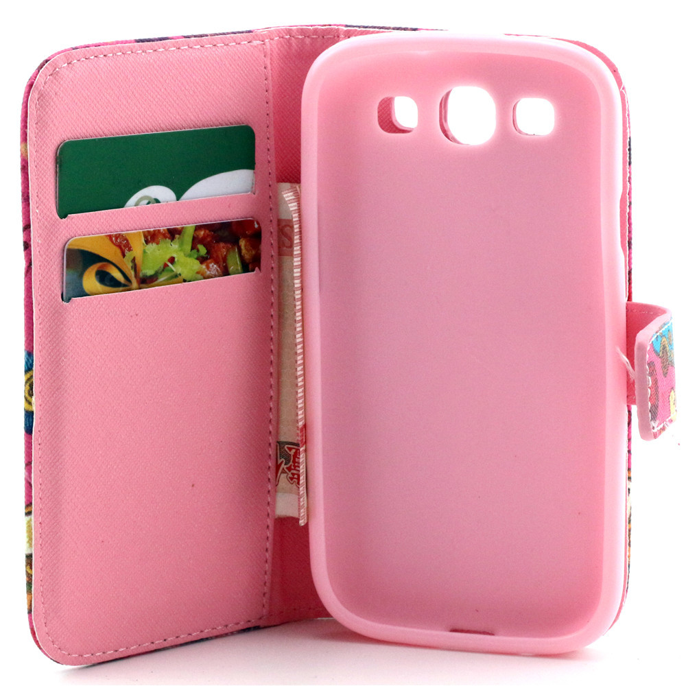 Galaxy S3 case wallet leather case printed Galaxy S3 case wallet leather case printed