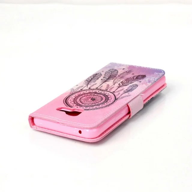 Galaxy A3 2016 case wallet leather case printed