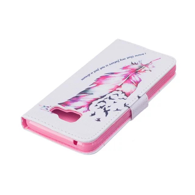 Galaxy A3 2016 case wallet leather case printed