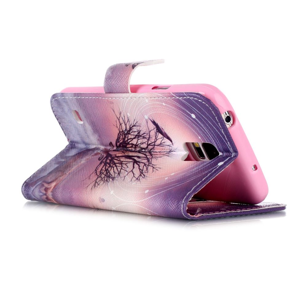 Galaxy S5 case wallet leather case printed