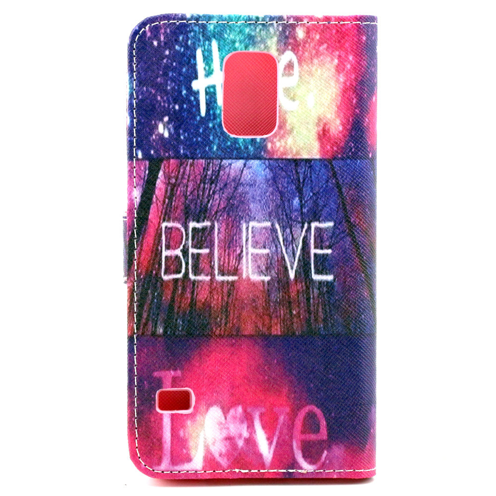 Galaxy S5 case wallet leather case printed