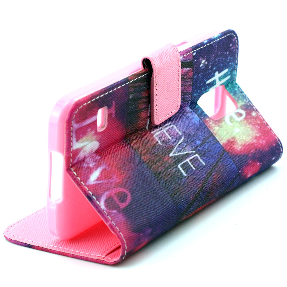 Galaxy S5 case wallet leather case printed