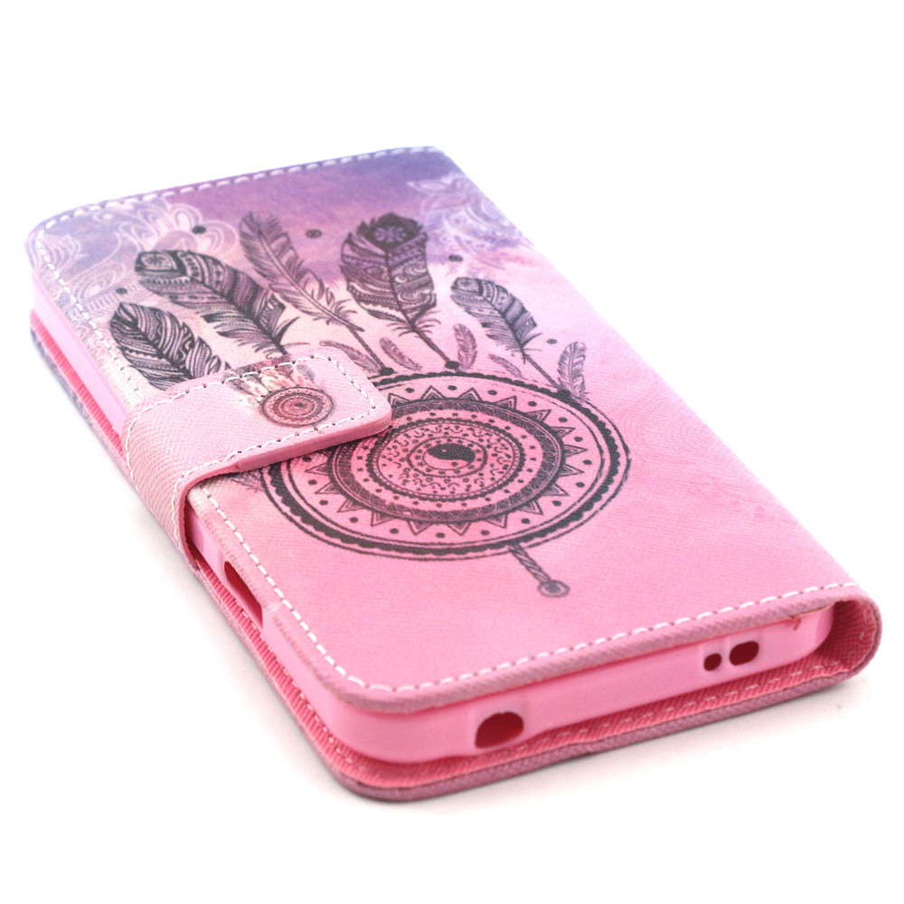 Galaxy S5 case wallet leather case printed