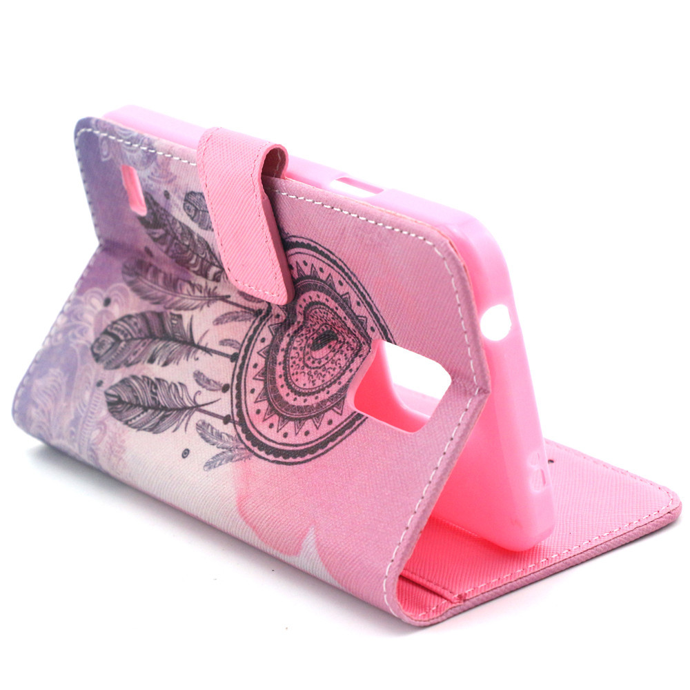 Galaxy S5 case wallet leather case printed