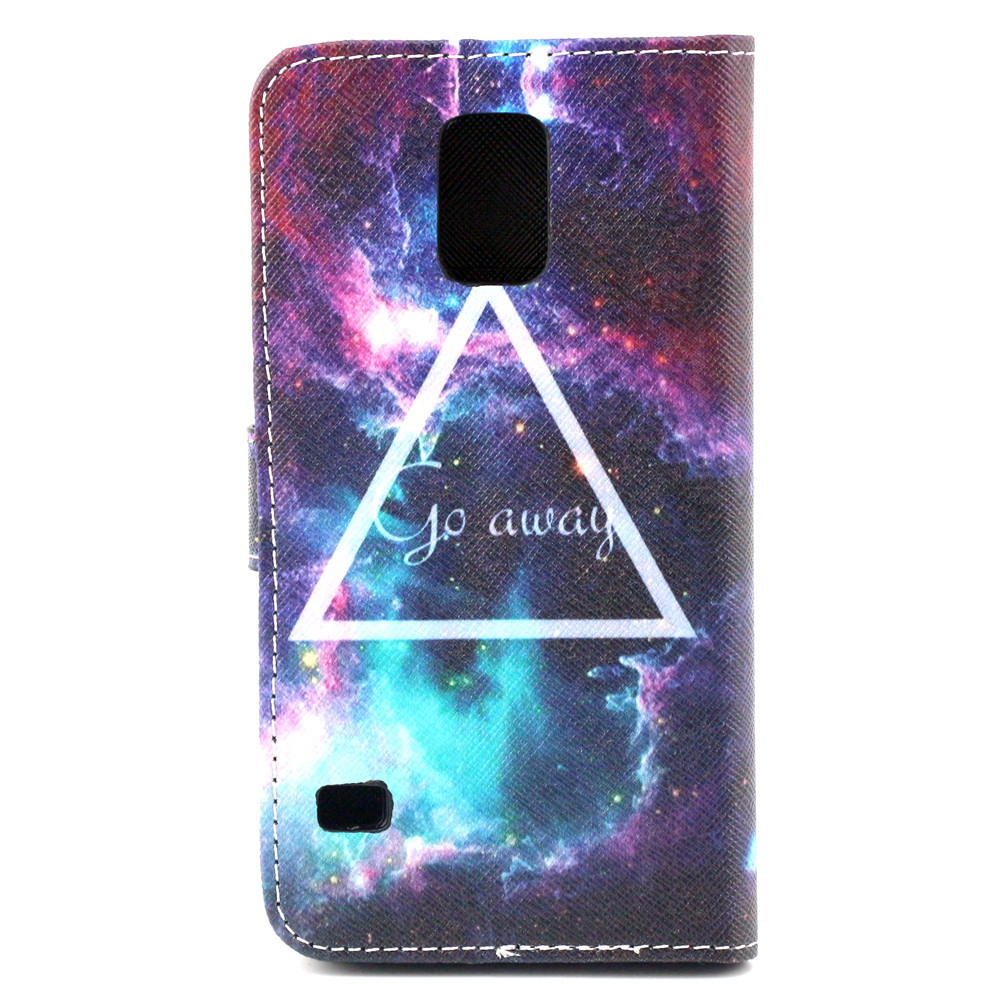 Galaxy S5 case wallet leather case printed